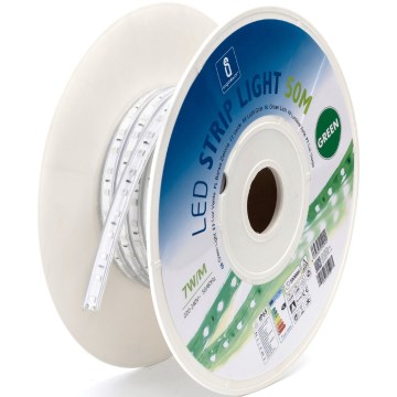 Aigostar - LED Strip LED/350W/230V 50m green IP65