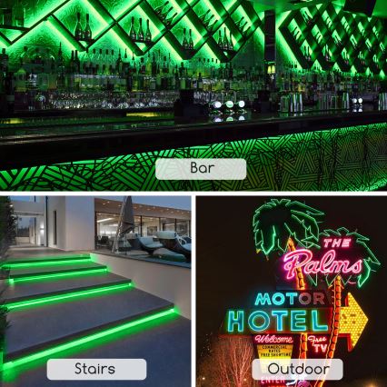 Aigostar - LED Strip LED/350W/230V 50m green IP65