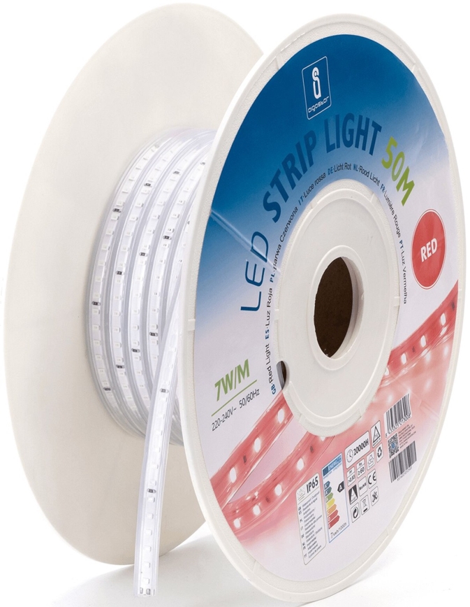 Aigostar - LED Strip LED/350W/230V 50m red IP65