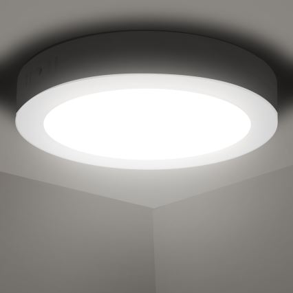 Aigostar - LED Surface-mounted ceiling light LED/12W/230V d. 17,4 cm 4000K white