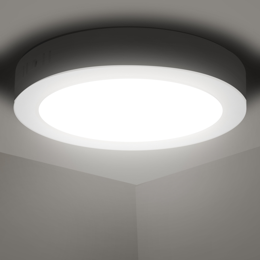 Aigostar - LED Surface-mounted ceiling light LED/12W/230V d. 17,4 cm 4000K white