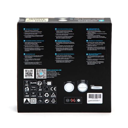 Aigostar - LED Surface-mounted ceiling light LED/12W/230V d. 17,4 cm 4000K white