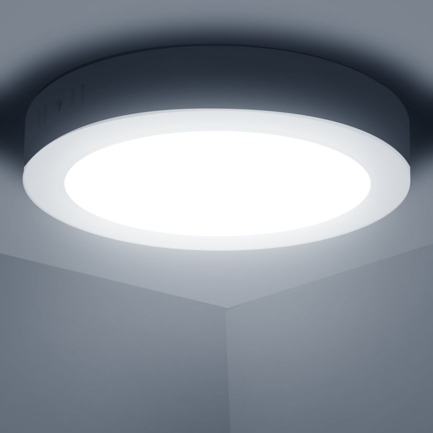 Aigostar - LED Surface-mounted ceiling light LED/12W/230V d. 17,4 cm 6500K white