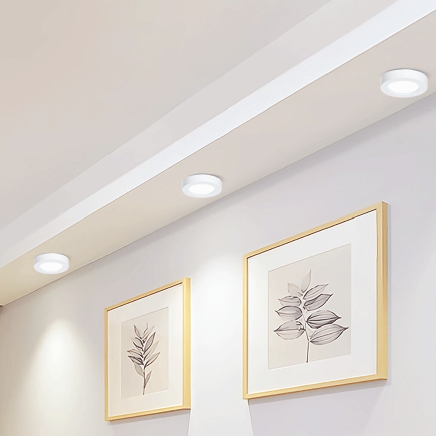 Aigostar - LED Surface-mounted ceiling light LED/12W/230V d. 17,4 cm 6500K white