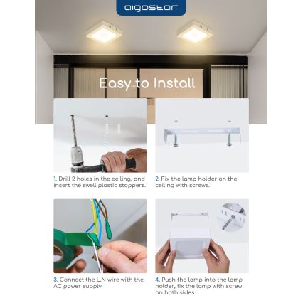 Aigostar - LED surface-mounted ceiling light LED/18W/230V 3000K 22.6x22.6 cm white