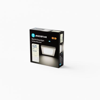 Aigostar - LED Surface-mounted ceiling light LED/6W/230V 12,2x12,2 cm 4000K white