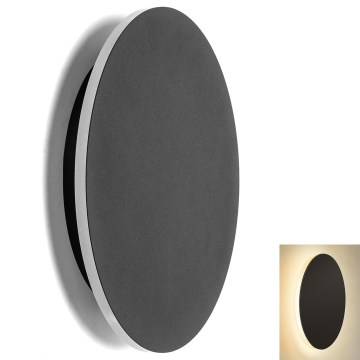 Aigostar - LED Wall light LED/12W/230V 3000K 25 cm black