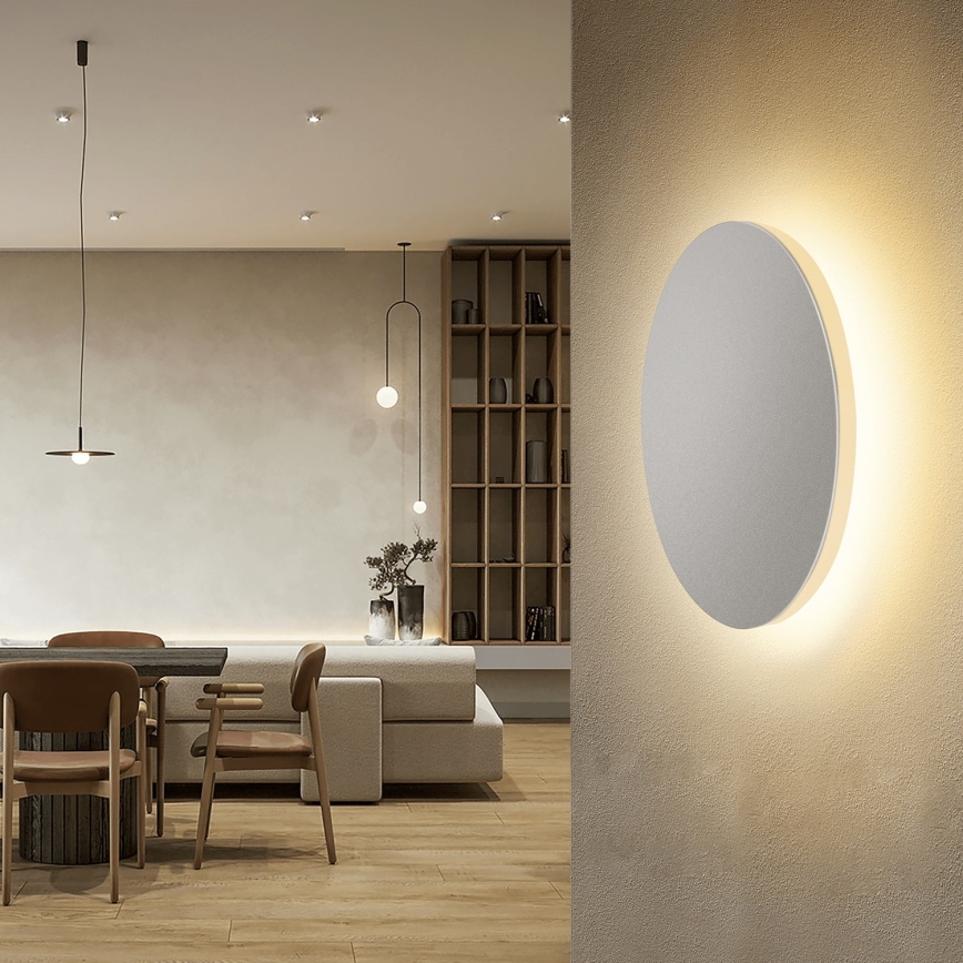 Aigostar - LED Wall light LED/12W/230V 3000K 25 cm white