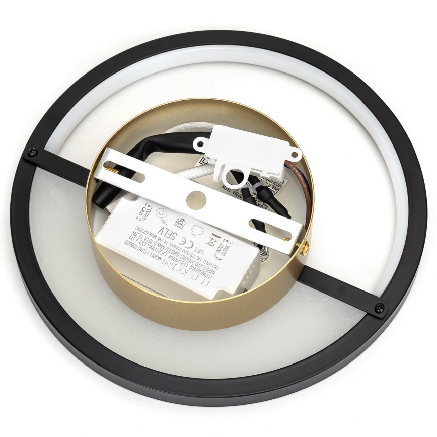 Aigostar - LED Wall light LED/13,5W/230V 6500K black/gold