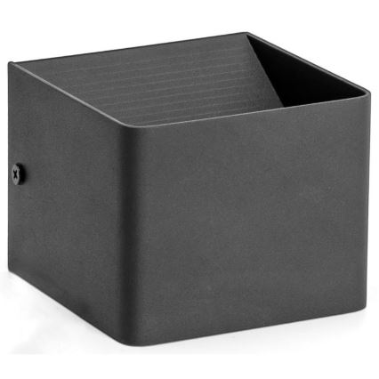 Aigostar - LED Wall light LED/5,5W/230V 10x10 cm black