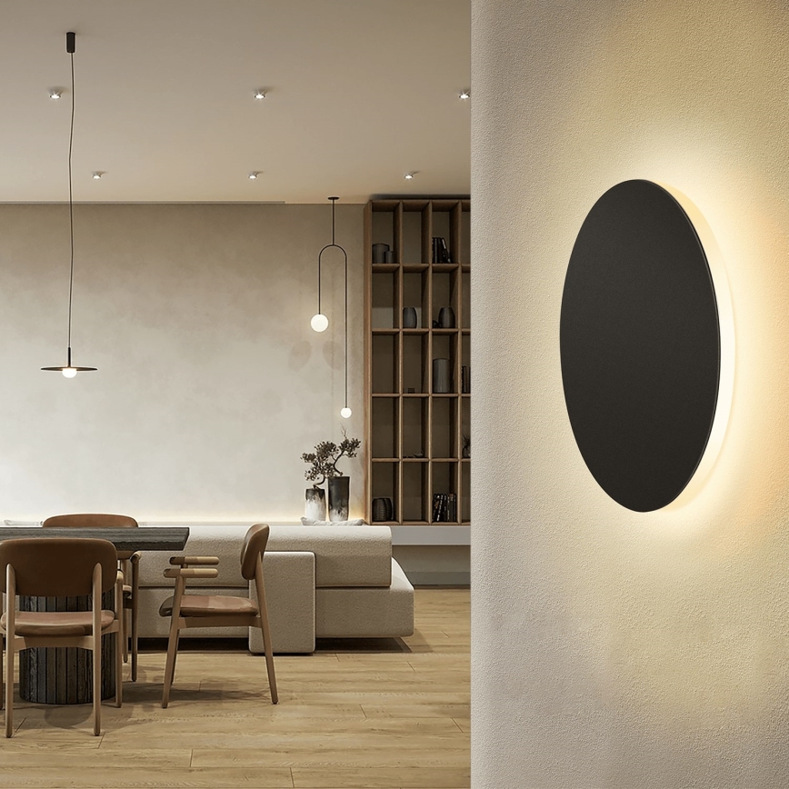Aigostar - LED Wall light LED/6,5W/230V 3000K 18 cm black