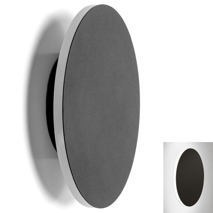 Aigostar - LED Wall light LED/6,5W/230V 6500K 18 cm black