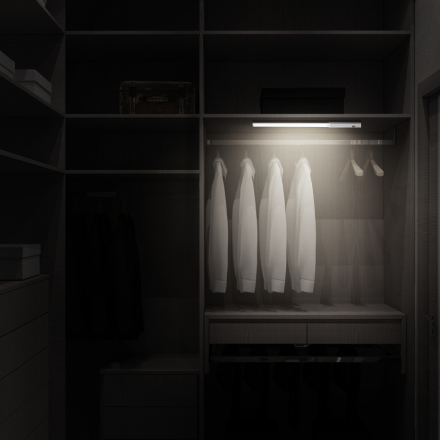 Aigostar - LED wardrobe light with motion sensor LED/5W/5V 1800 mAh 5700K white