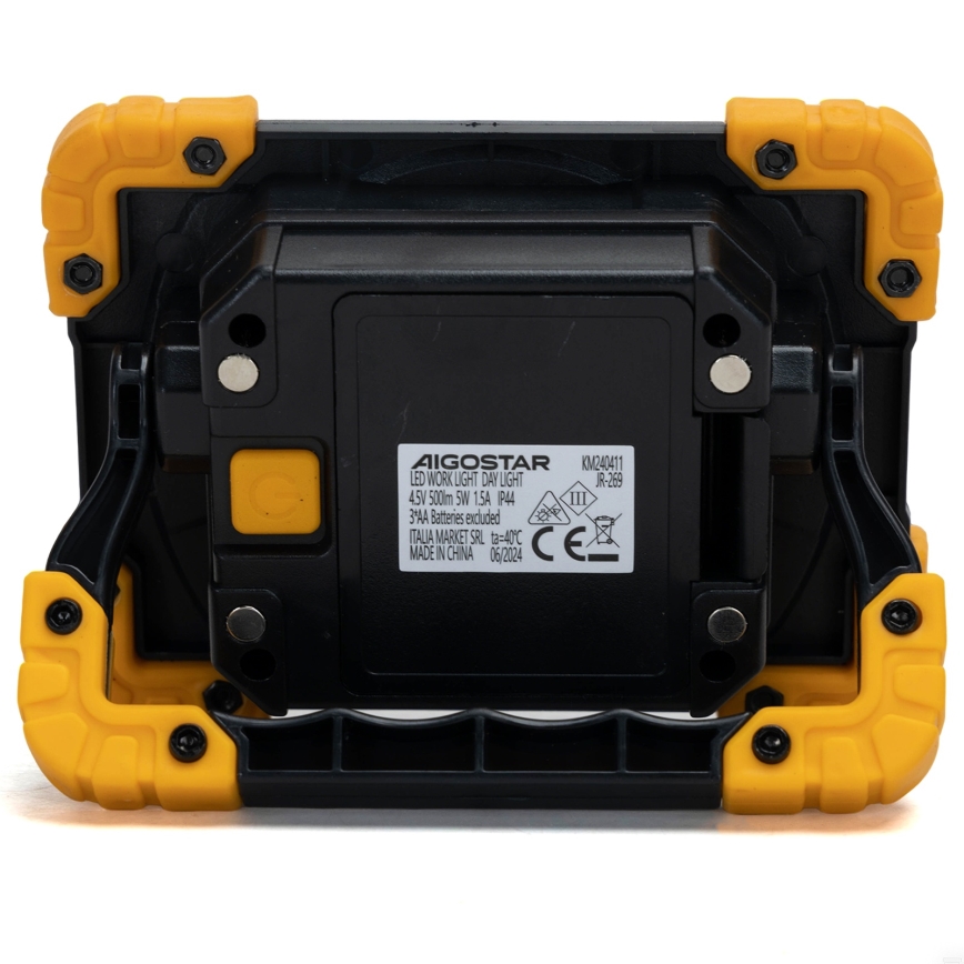 Aigostar - LED Work Light LED/5W/3xAA 6500K IP44