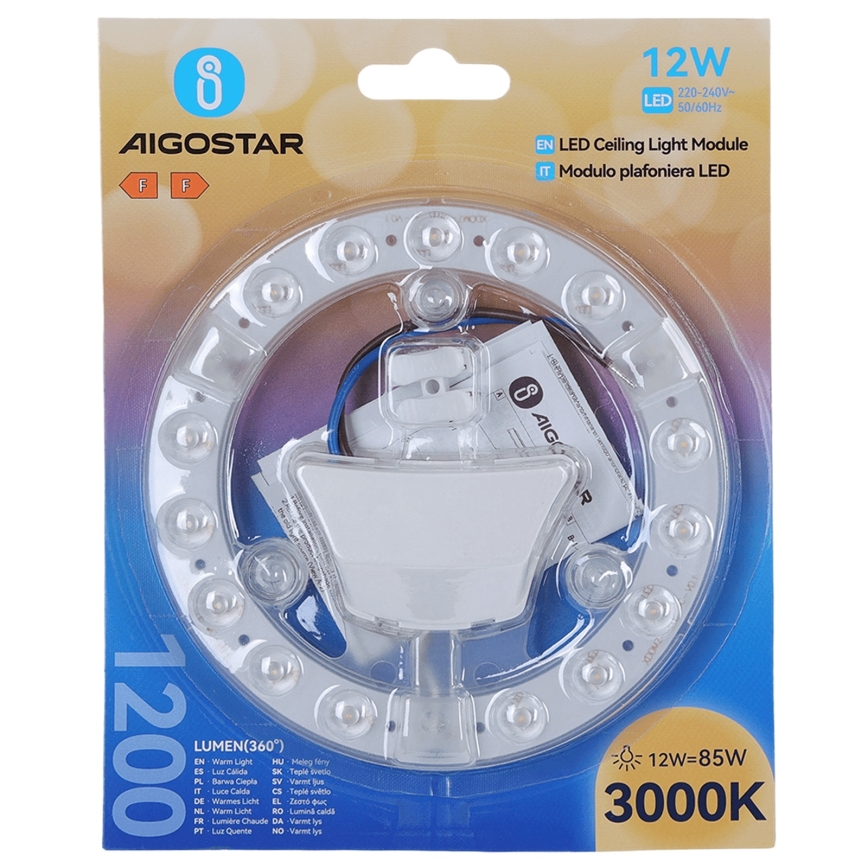 Aigostar - Magnetic LED Module 12W/230V 3000K
