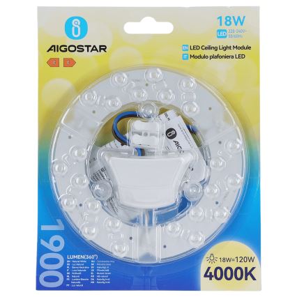 Aigostar - Magnetic LED Module 18W/230V 4000K