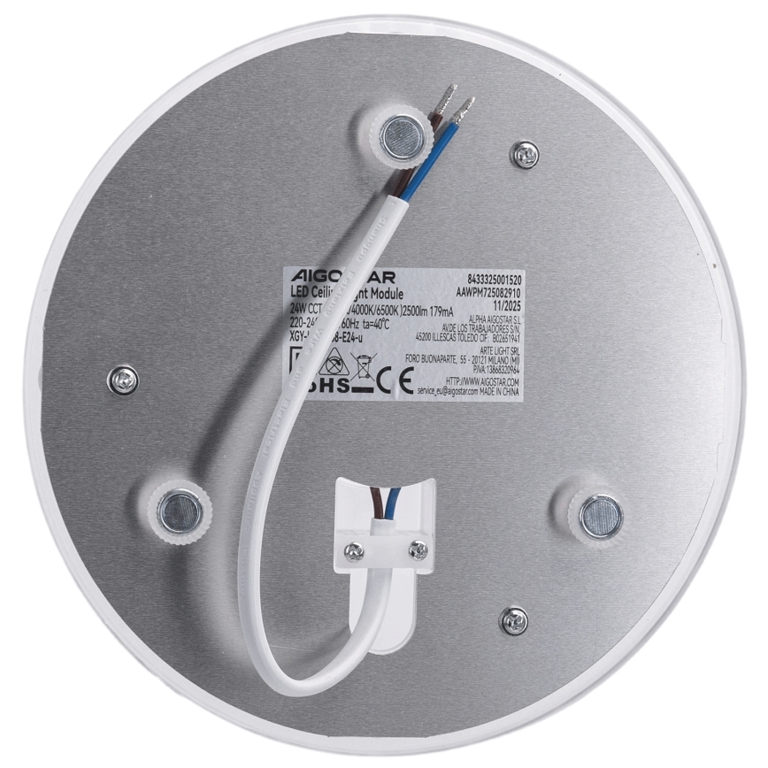 Aigostar - Magnetic LED Module, 24W, 230V, 3000/4000/6500K