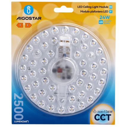 Aigostar - Magnetic LED Module, 24W, 230V, 3000/4000/6500K