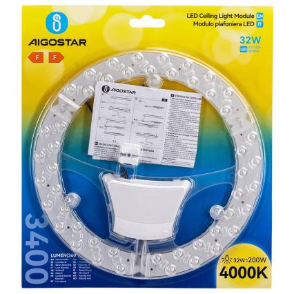 Aigostar - Magnetic LED Module LED/32W/230V 4000K