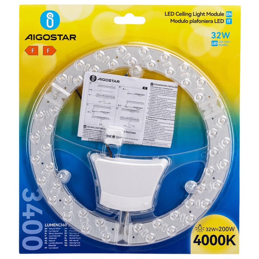 Aigostar - Magnetic LED Module LED/32W/230V 4000K