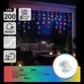 Aigostar - Outdoor Christmas LED String 200 LEDs / 8 Lighting Modes 3×AA 13×0.6 m IP44 Multicolor