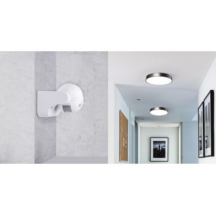 Aigostar - Outdoor infrared motion sensor 230V IP44 white