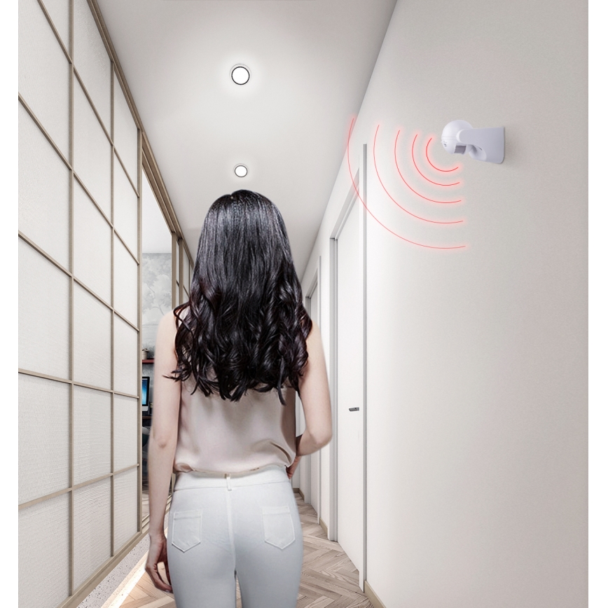 Aigostar - Outdoor infrared motion sensor 230V IP44 white