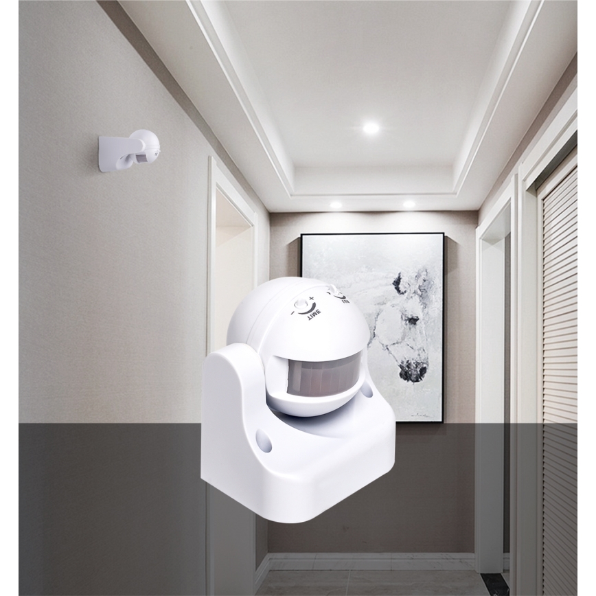 Aigostar - Outdoor infrared motion sensor 230V IP44 white