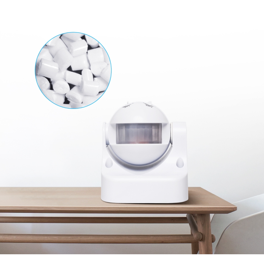 Aigostar - Outdoor infrared motion sensor 230V IP44 white