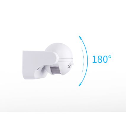 Aigostar - Outdoor infrared motion sensor 230V IP44 white