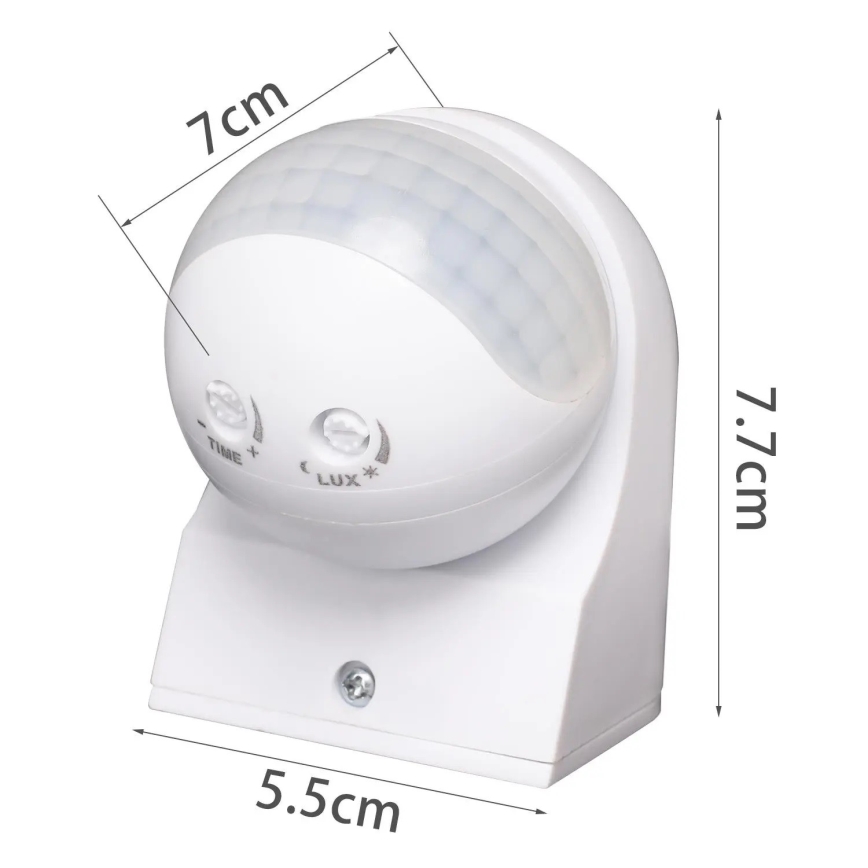 Aigostar - Outdoor infrared motion sensor 230V IP44 white