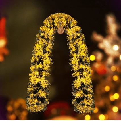 Aigostar - LED Outdoor Christmas Decoration, 112 LEDs, 3.6W, 230V, 2 m, IP44, Warm White