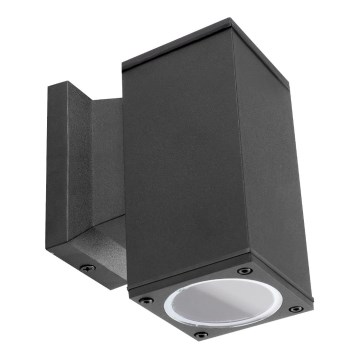 Aigostar - Outdoor wall light 1xGU10/230V IP65 black square