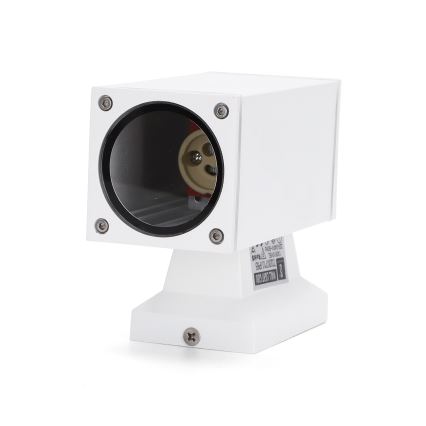 Aigostar - Outdoor wall light 1xGU10/230V white IP65 angular