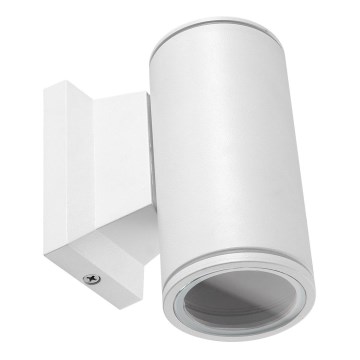 Aigostar - Outdoor wall light 1xGU10/230V white IP65 round
