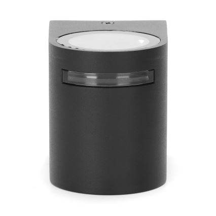 Aigostar - Outdoor wall light 1xGU10/35W/230V black IP54