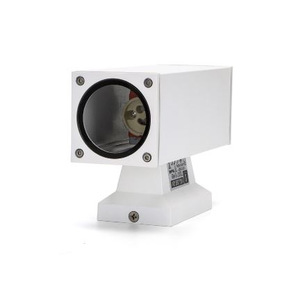 Aigostar - Outdoor wall light 2xGU10/230V white IP65 angular