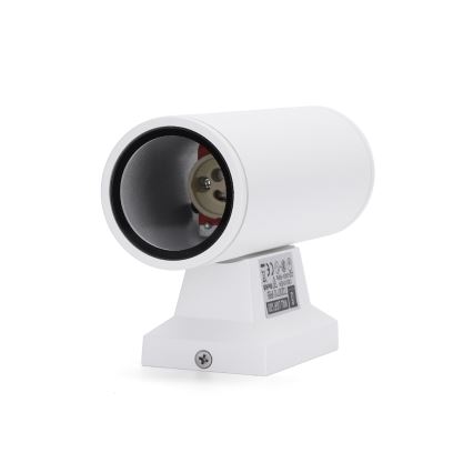 Aigostar - Outdoor wall light 2xGU10/230V white IP65 round