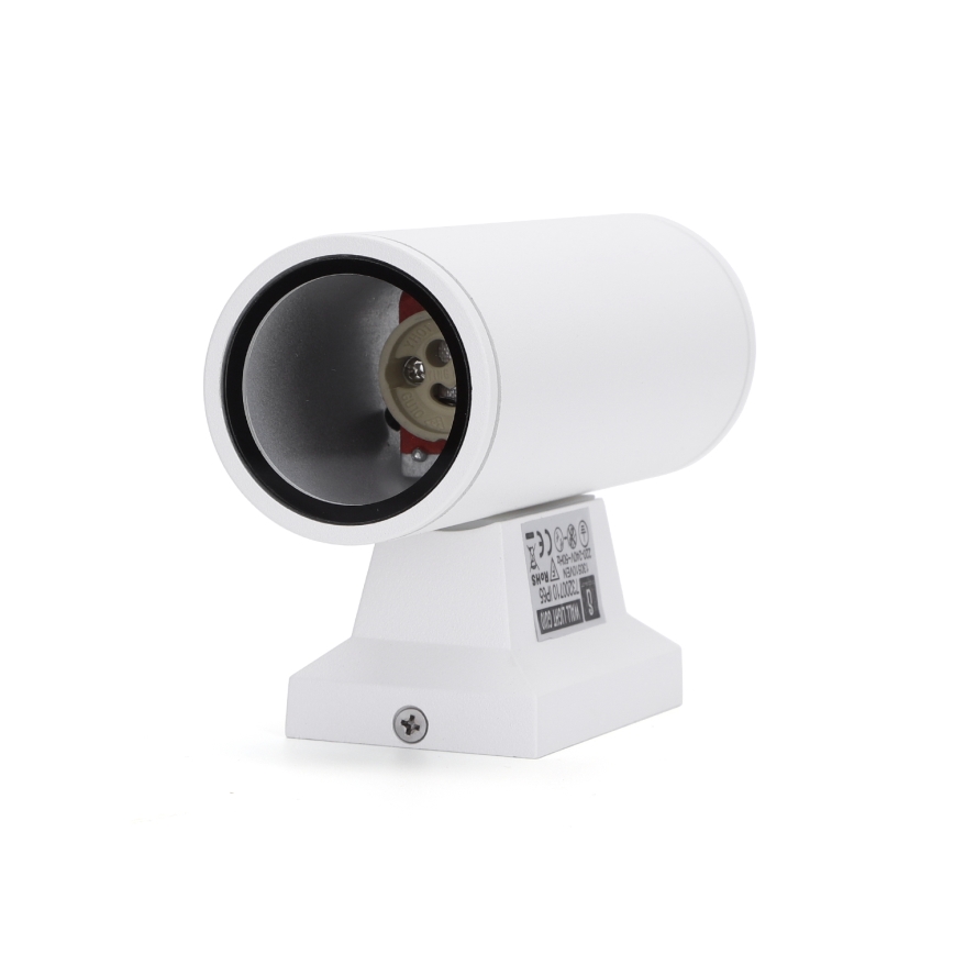 Aigostar - Outdoor wall light 2xGU10/230V white IP65 round