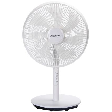 Aigostar - Pedestal Fan 45W/230V 110 cm White