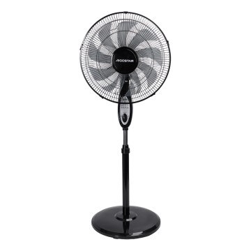 Aigostar - Pedestal Fan 60W/230V Black