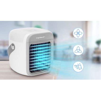 Aigostar - Portable air cooler 8W/5V white
