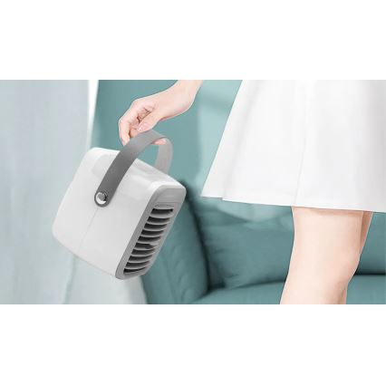 Aigostar - Portable air cooler 8W/5V white