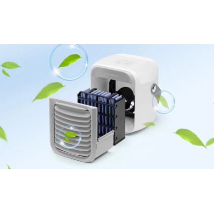 Aigostar - Portable air cooler 8W/5V white