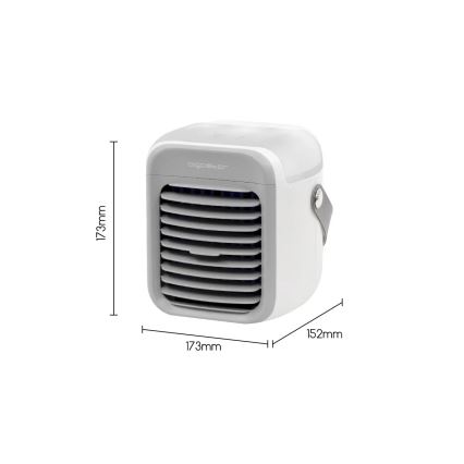 Aigostar - Portable air cooler 8W/5V white