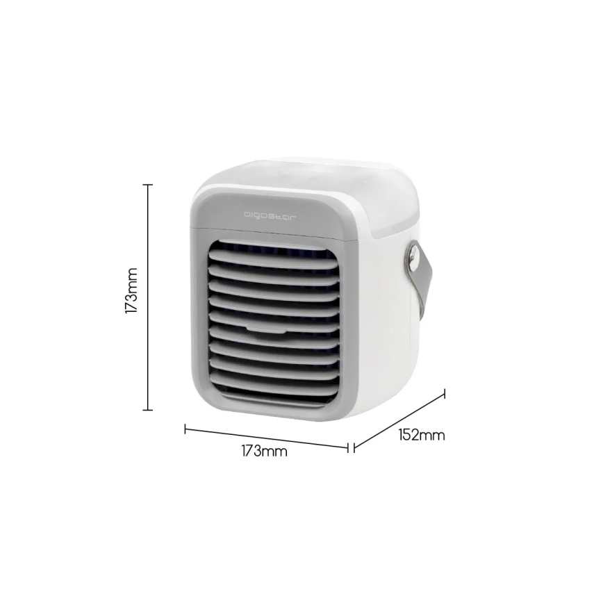 Aigostar - Portable air cooler 8W/5V white