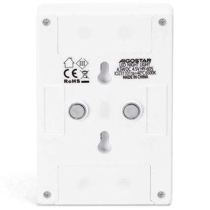 Aigostar - Portable LED Night Light LED/3xAAA 6500K