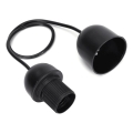 Aigostar - Power cable 1xE27/60W/250V black