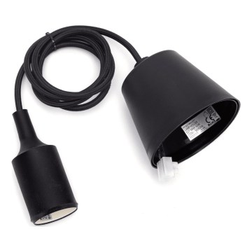 Aigostar - Power cable 1xE27/60W/250V black
