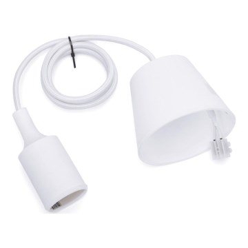 Aigostar - Power cord 1xE27/60W/250V white